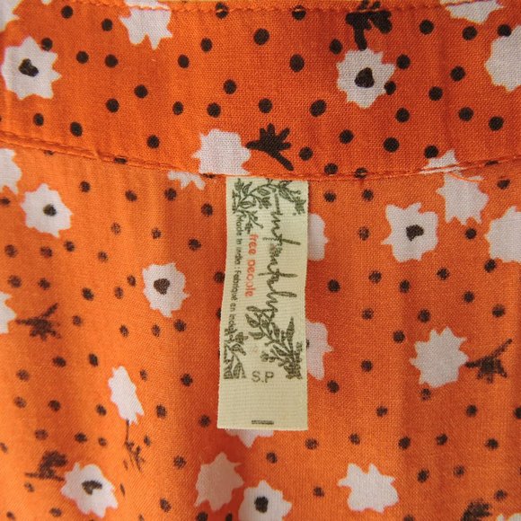 Free People Call Me Later Printed Bodysuit blouse - Picture 9 of 12